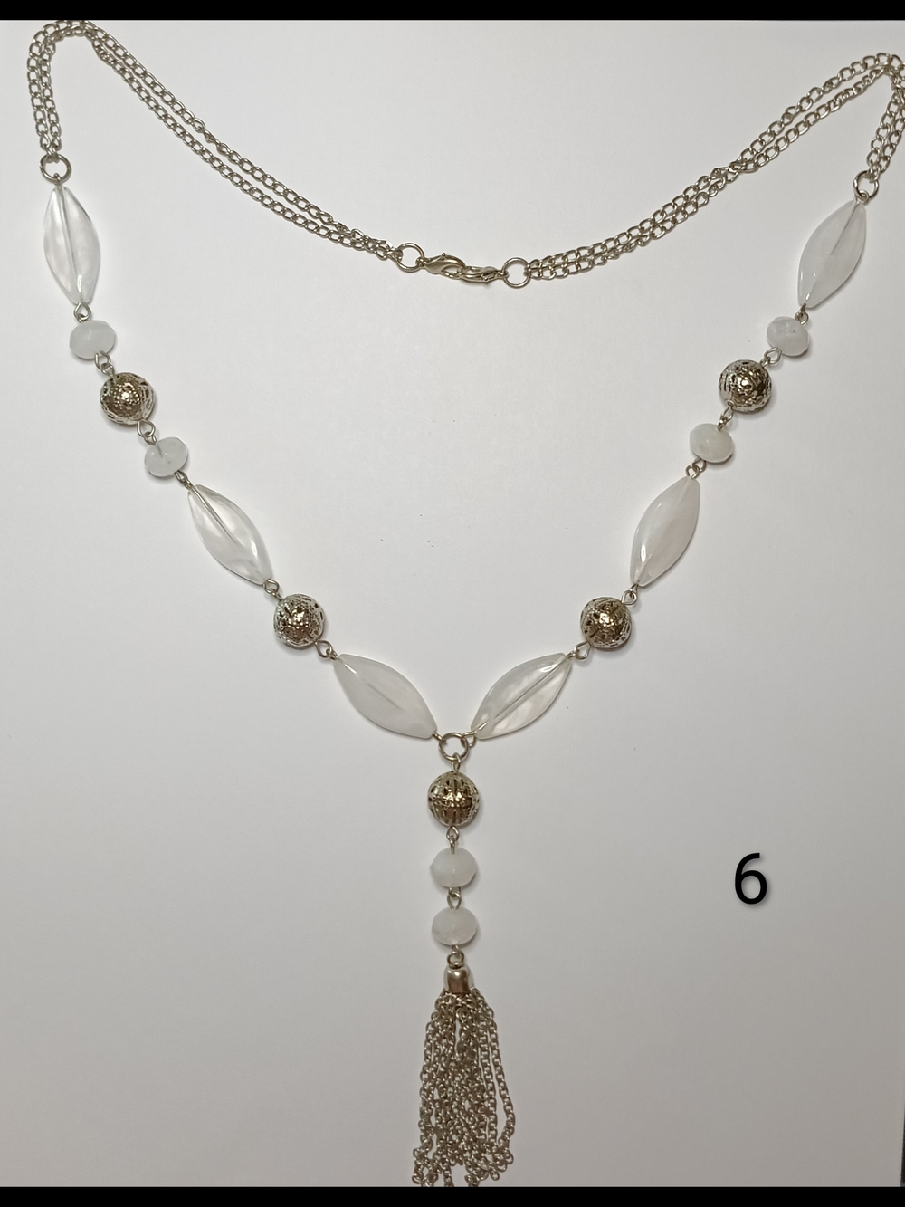 Vintage Avon Double Chain Lariat Necklace